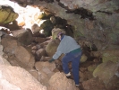 PICTURES/Lava River Cave/t_Sharon Climbing Out.JPG